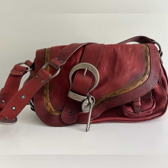 Authentic Vintage Christian Dior Gaucho Saddle Bag - Picture 6 of 15